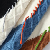 Pull en cachemire de luxe 2024 : Trou déchiré de créateur pour homme